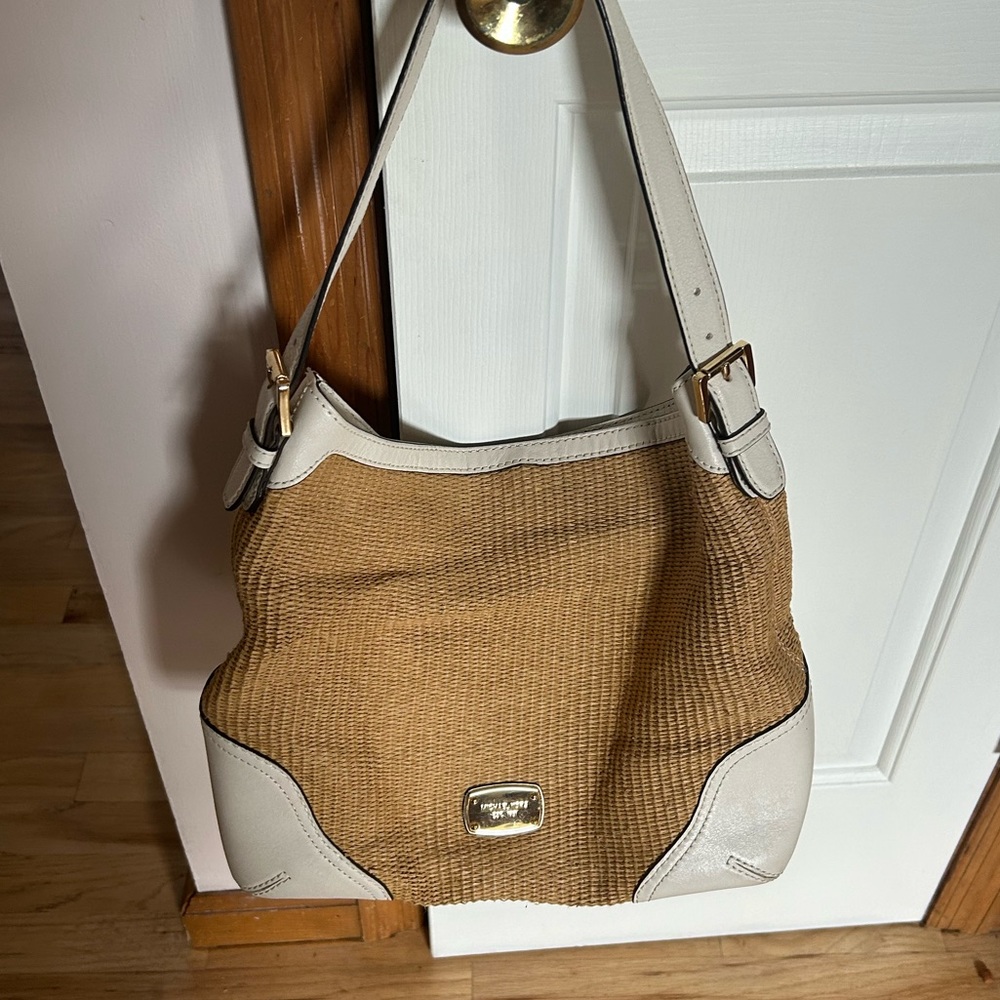 MK Woven/Straw Hobo bag